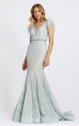 2 of 4 Mac Duggal 79230 Dress Ice-Blue