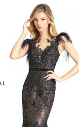 4 of 7 Mac Duggal 79230D Dress Black