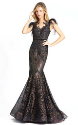 1 of 7 Mac Duggal 79230D Dress Black