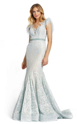 2 of 7 Mac Duggal 79230D Dress Ice-Blue