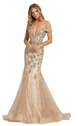 1 of 4 Mac Duggal 79254D Gold