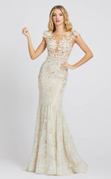 1 of 3 Mac Duggal 79268 Ivory-Nude