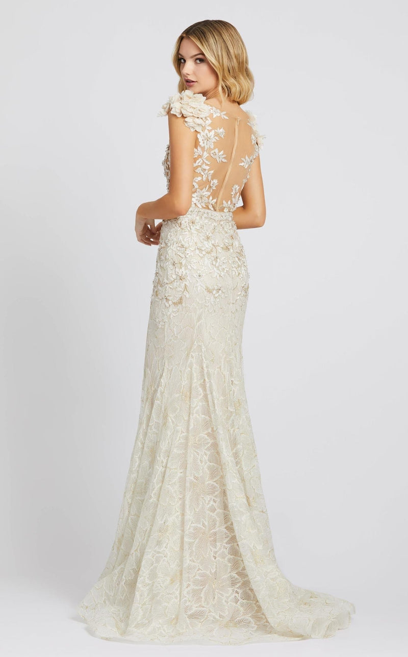 Mac Duggal 79268 Dress Ivory-Nude