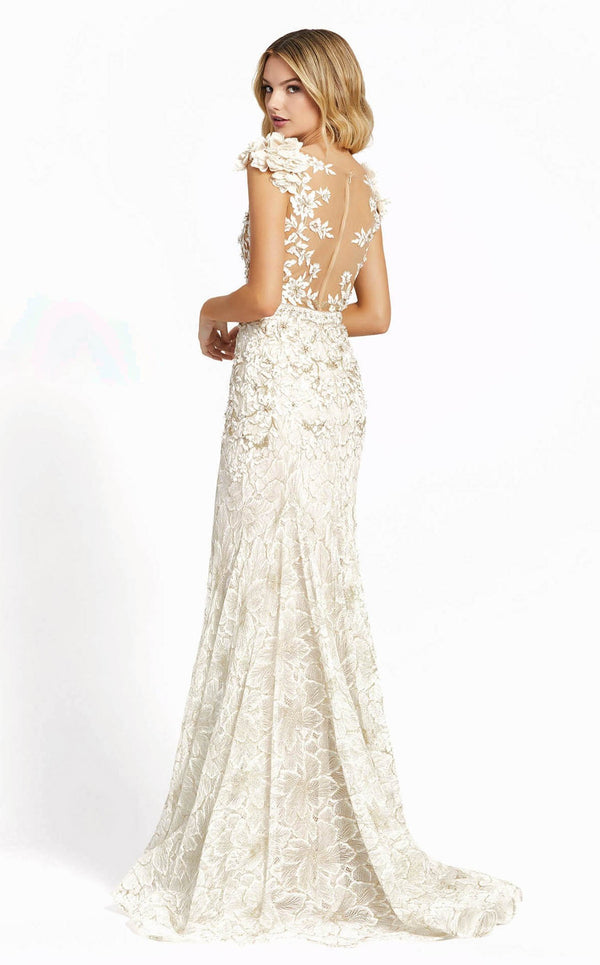 Mac Duggal 79268D Dress Ivory-Nude