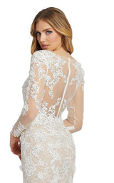 4 of 4 Mac Duggal 79272D Ivory/Nude