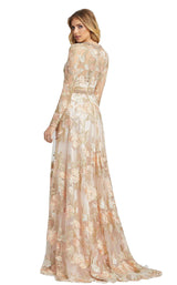 2 of 4 Mac Duggal 79287D Peach-Romance