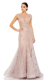 1 of 3 Mac Duggal 79368 Dress Mocha