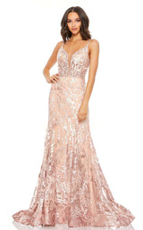 1 of 3 Mac Duggal 79369 Dress Rose-Pink-Mocha