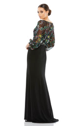 2 of 3 Mac Duggal 79379 Dress Black-Multi