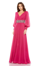 2 of 9 Mac Duggal 79390 Dress Cranberry