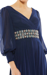 6 of 9 Mac Duggal 79390 Dress Midnight