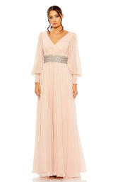 1 of 9 Mac Duggal 79390 Dress Oyster