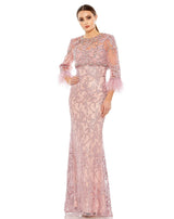 2 of 6 Mac Duggal 79427 Dress Rose