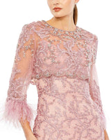 4 of 6 Mac Duggal 79427 Dress Rose