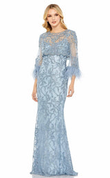 1 of 6 Mac Duggal 79427 Dress Slate-Blue