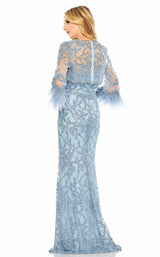 5 of 6 Mac Duggal 79427 Dress Slate-Blue