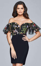 2 of 5 Faviana S8081 Black/Multi