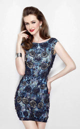 3 of 5 Primavera Couture 1950 Black Multi