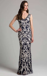 1 of 2 Lara 33401 Navy/Silver