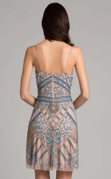 2 of 3 Lara 33406 Champagne/Turquoise