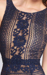 5 of 8 Ellie Wilde EW21714 Navy/Nude