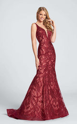 1 of 5 Ellie Wilde EW21719 Wine/Nude