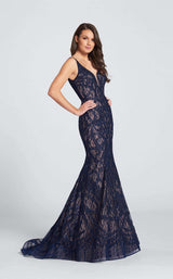 2 of 5 Ellie Wilde EW21719 Navy/Nude