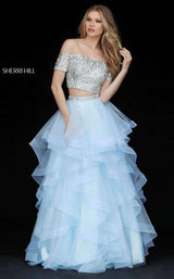 4 of 7 Sherri Hill 51272 Light Blue