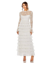 2 of 6 Mac Duggal 8003 Dress Pearl