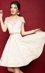 1 of 5 Clarisse 3379 Ivory/Champagne