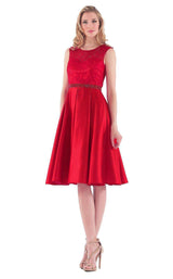 1 of 2 Colors Dress 1548 Red