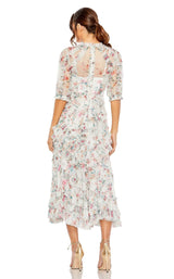 7 of 9 Mac Duggal 8011 Dress Ecru-Multi