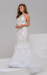 2 of 6 Jovani 31554 White