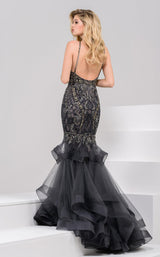 3 of 6 Jovani 31554 Gunmetal