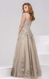 2 of 4 Jovani 36914 Taupe