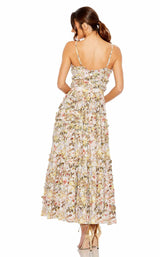 3 of 3 Mac Duggal 8026 Dress Ivory-Multi