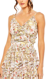 2 of 3 Mac Duggal 8026 Dress Ivory-Multi