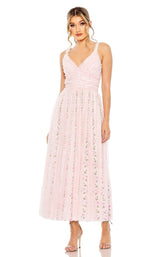 1 of 6 Mac Duggal 8027 Dress Rosewater-Multi