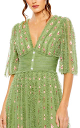 4 of 6 Mac Duggal 8028 Dress Moss-Green