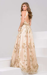 2 of 4 Jovani 49964 Champagne