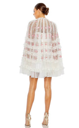 3 of 3 Mac Duggal 8031 Dress White-Multi