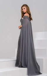 3 of 6 Jovani 45566 Charcoal