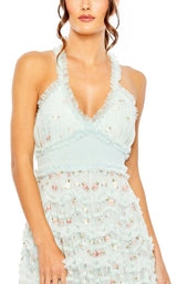 3 of 6 Mac Duggal 8037 Dress Blue-Multi