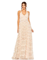 2 of 6 Mac Duggal 8037 Dress Blush-Multi