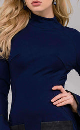 4 of 5 Jovani 47641 Navy