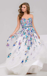 1 of 5 Jovani 50551 White/Multi