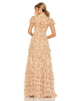 3 of 3 Mac Duggal 8045 Dress Beige-Multi