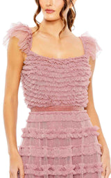 4 of 6 Mac Duggal 8052 Dress Antique-Rose