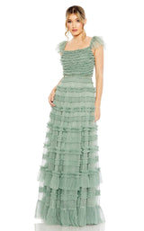 1 of 6 Mac Duggal 8052 Dress Jade