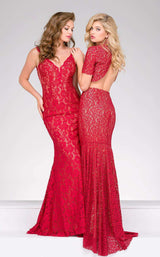 3 of 6 Jovani 48994 Red